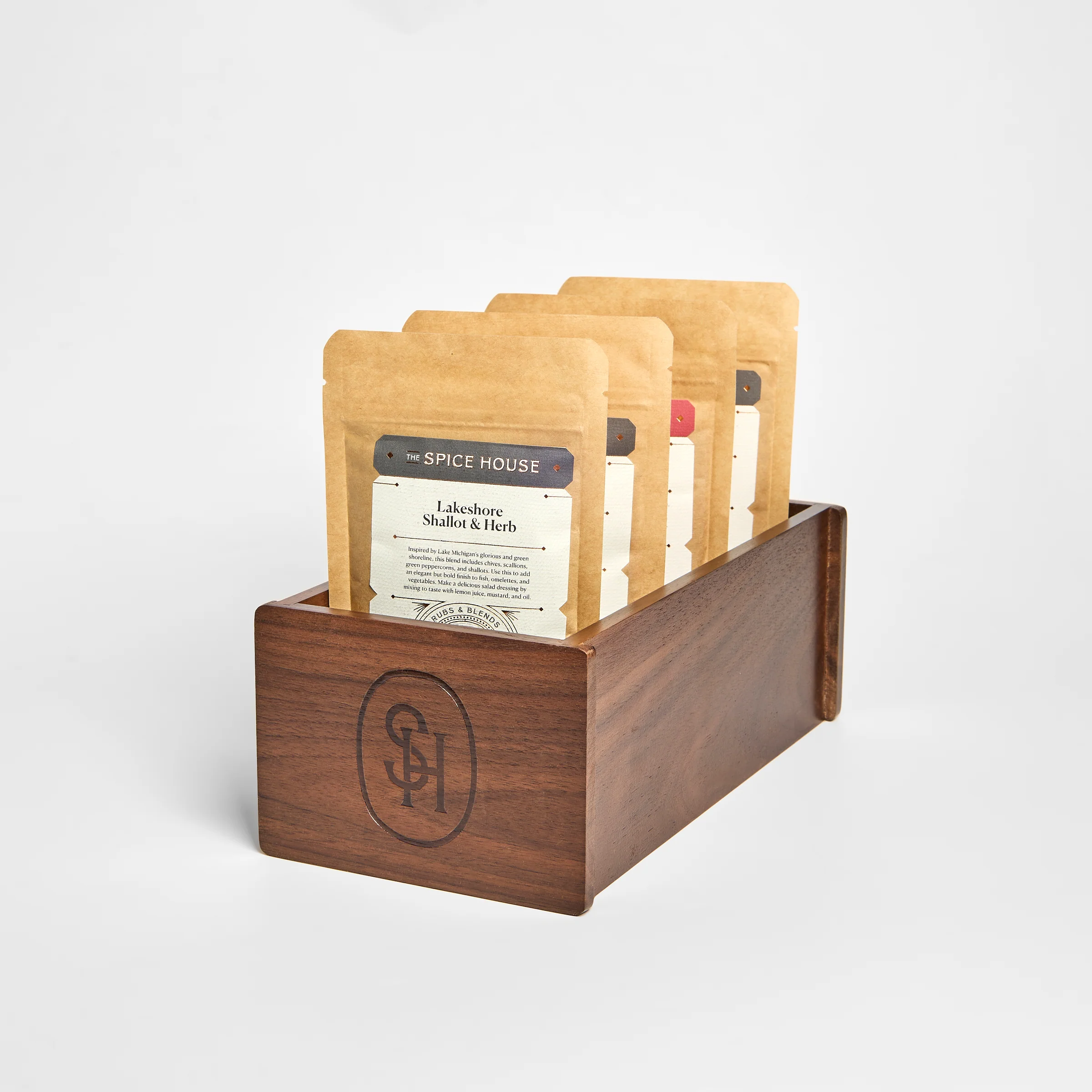 Best of Flatpacks Collection with Holder in Walnut