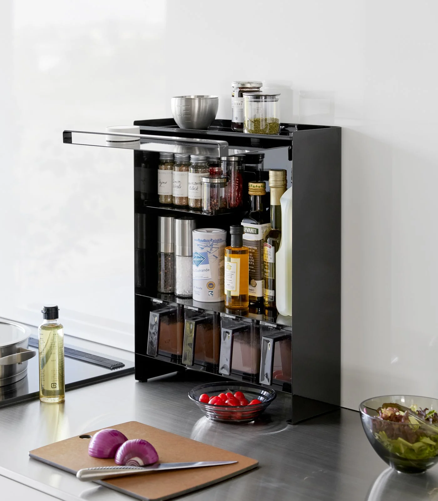 Yamazaki Home Concealable Spice Rack - Steel - Image 10