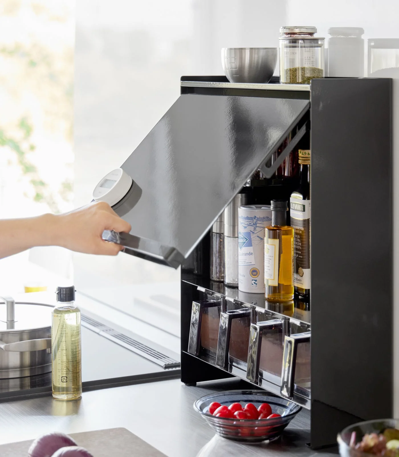 Yamazaki Home Concealable Spice Rack - Steel - Image 11