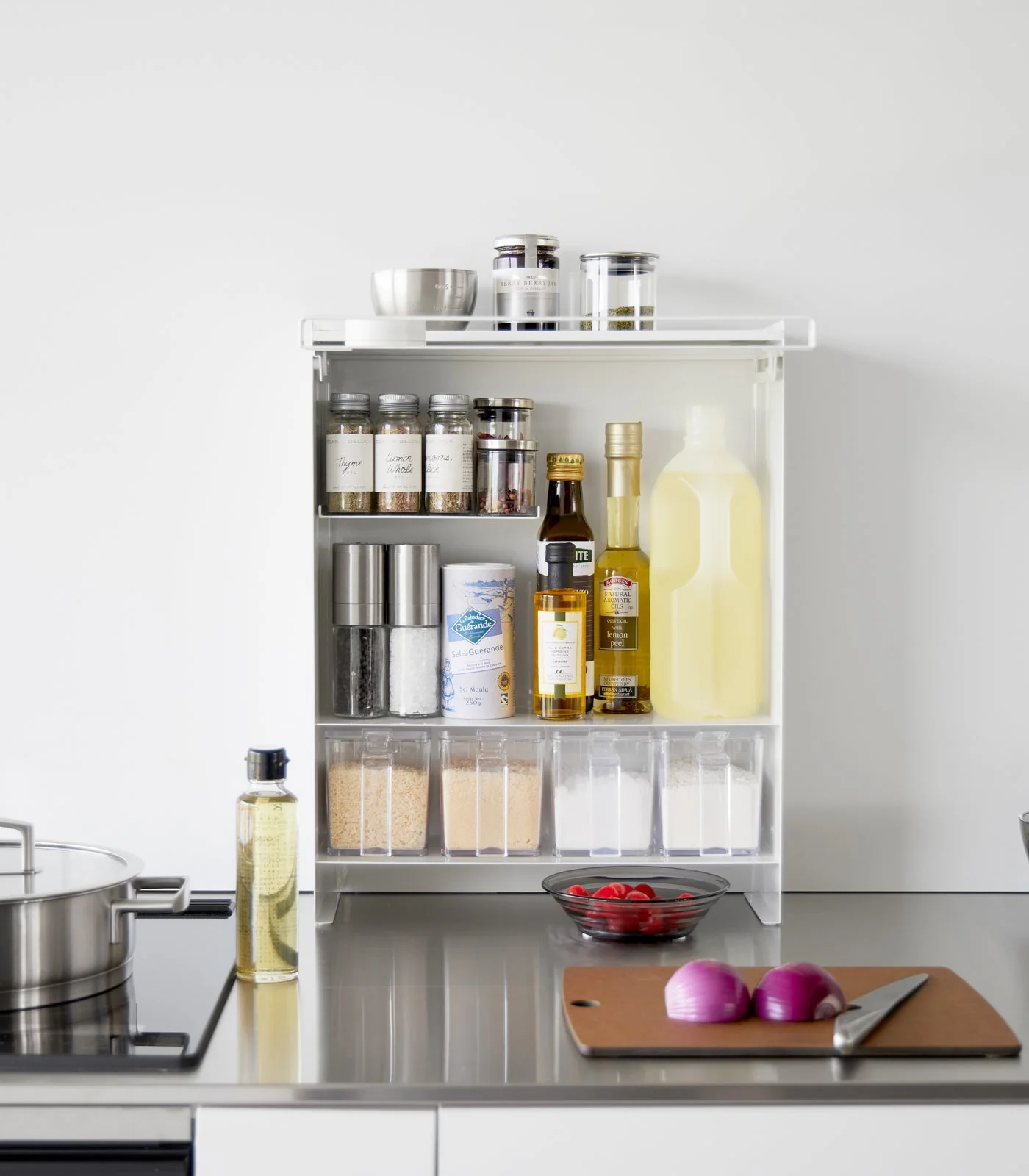 Yamazaki Home Concealable Spice Rack - Steel - Image 6