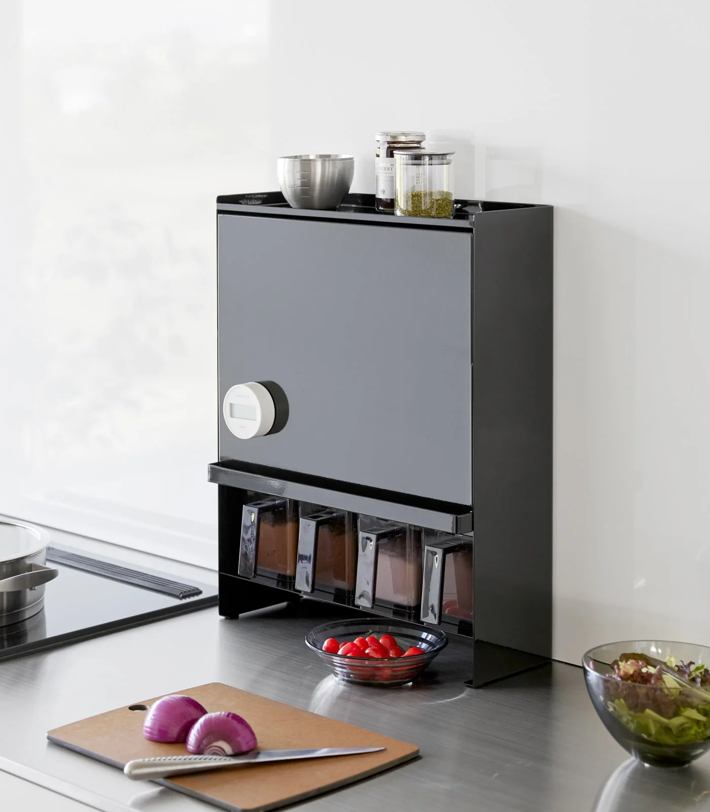 Yamazaki Home Concealable Spice Rack - Steel - Image 9