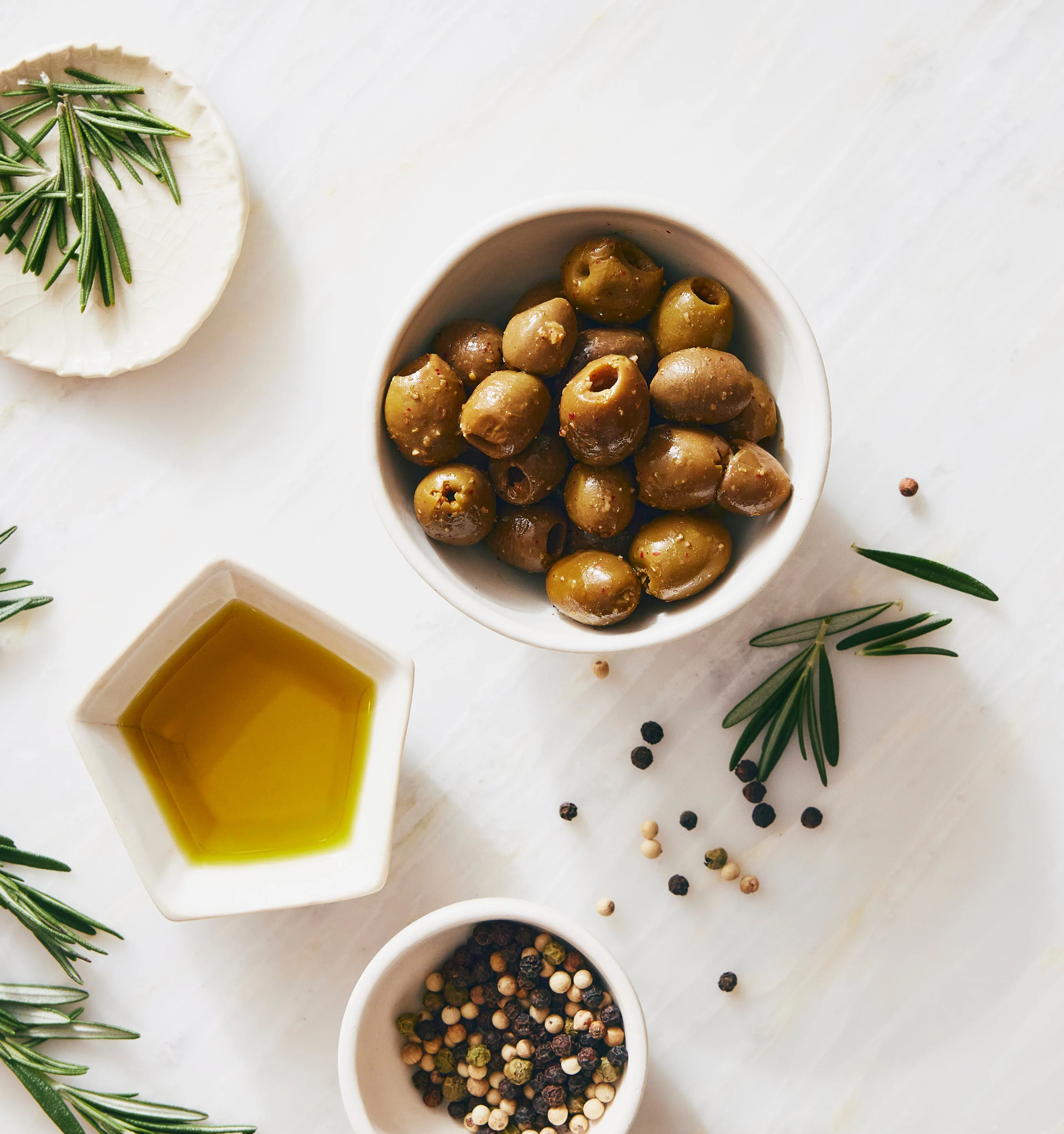 Kosterina Coriander and Pink Pepper Green Olives - Image 2