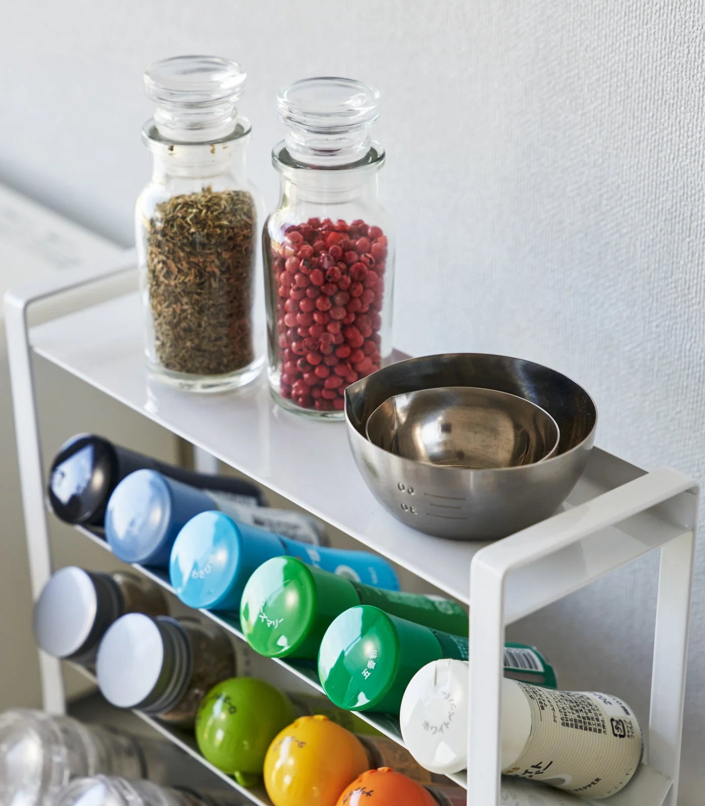 Yamazaki Home Four-Tier Slim Spice Rack - Steel - Image 4