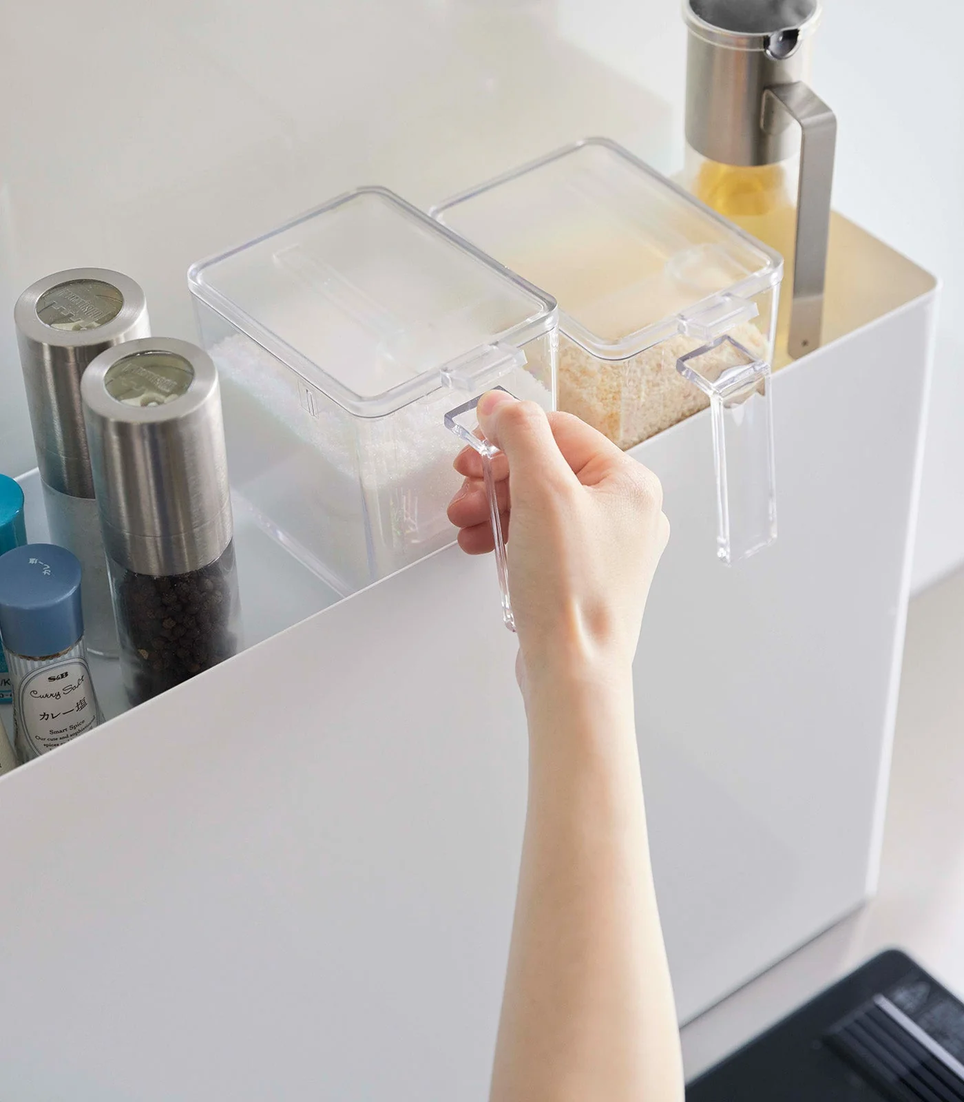 Yamazaki Home Sliding Drawer Seasoning Rack - Steel - Image 3